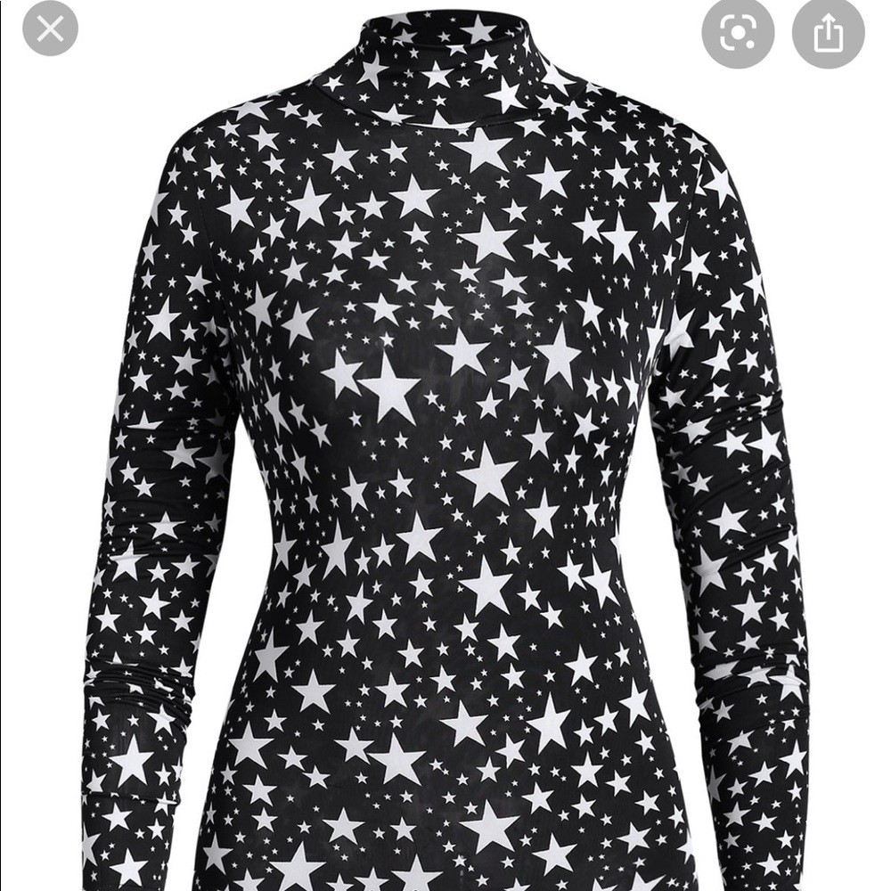 Star pattern bodysuit